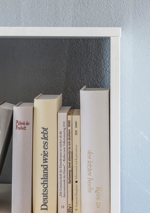 Design Bookcase Zara With 9 Compartments White 108 X 104 X 29 Cm 45769 Wohnling Design Buecherregal Zara Mit 9 Fae 4