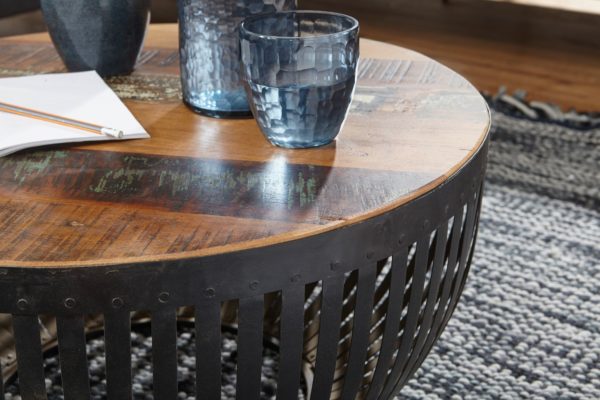 Coffee Table Nisha 70X33X70 Cm Wood / Metal Living Room Table Industrial 46452 Wohnling Couchtisch Nisha 70X33X70 Cm Holz 4