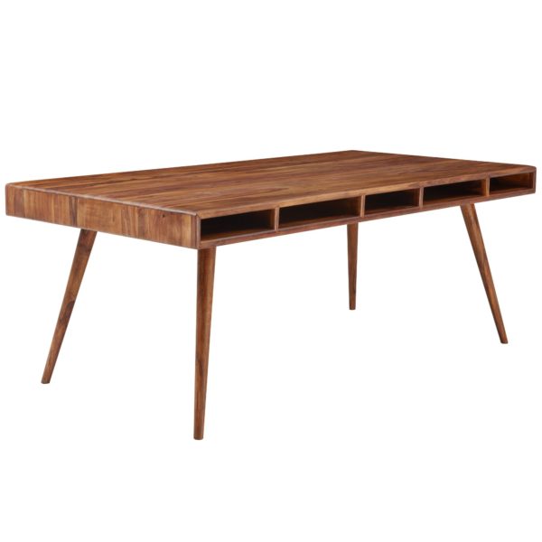 Dining Table Wl5.586 Sheesham 200X77X100 Cm Solid Wood Table 47238 Wohnling Esszimmertisch Indore 200X100X76 C 6