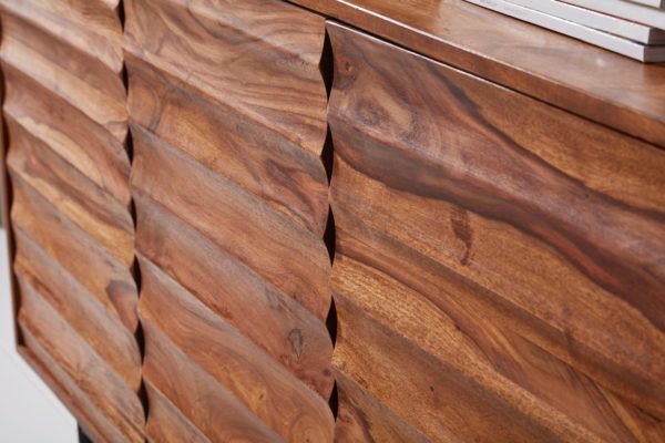Sideboard Wl5.635 Sheesham Solid Wood 150X81X41 Cm Rustic Chest Of Drawers 47326 Wohnling Sideboard 150X41X81Cm Sheesham Wl5 6