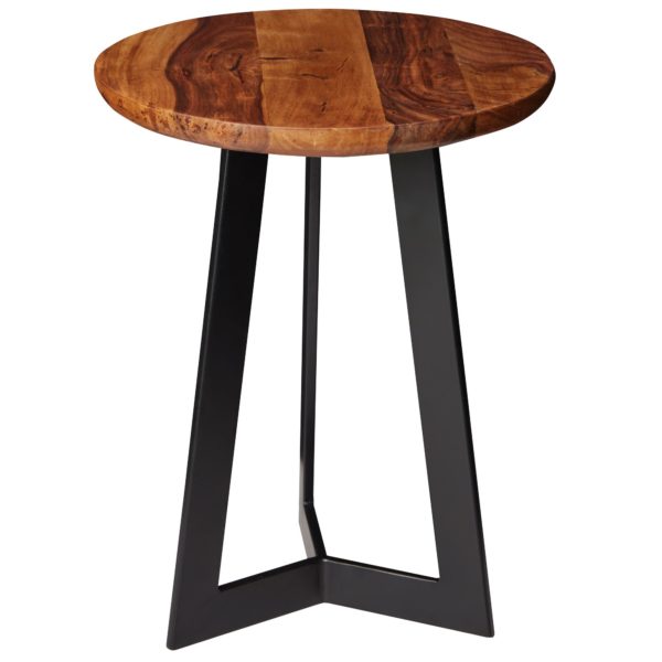 Side Table Sheesham Wood 35 X 45 X 35 Cm Metal Coffee Table 47402 Wohnling Beistelltisch 35X35X45 Cm Sheesham 6