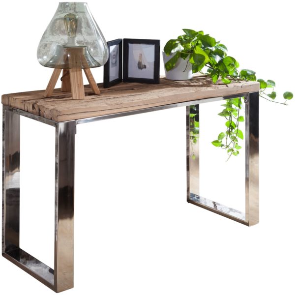 Console Table Priya 115X76X46 Cm Solid Wood Nature 47434 Wohnling Couchtisch 115X46X76 Cm Recycle Wo 6