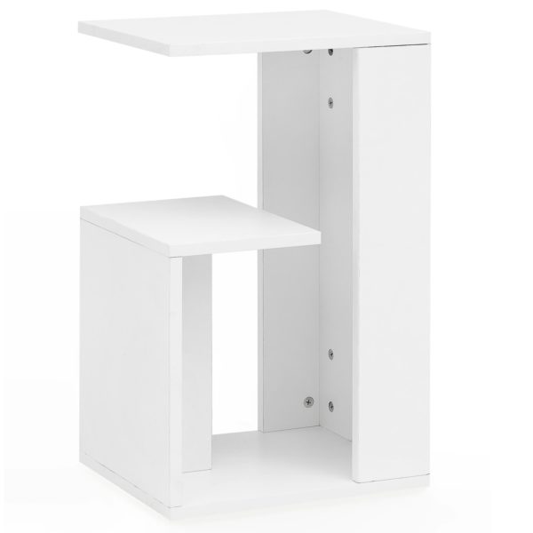 Side Table Wl5.696 35X29,5X60 Cm Wood White Design Cantilever Sofa 47465 Wohnling Regal Abby 35X29 5X60 Cm Weiss Wl5 6