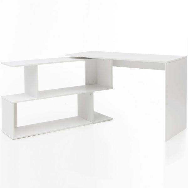 Desk Wl5.756 White Matt 119 X 78 X 49 Cm With Shelf Shelf 47562 Wohnling Schreibtisch Vary 117X33X74 Cm Wei 8