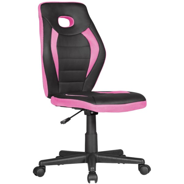 Child Ergonomic Swivel Chair For Children From 4 48245 Amstyle Kinderdrehstuhl Luan Schwarz Pink Spm