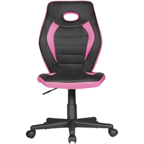 Child Ergonomic Swivel Chair For Children From 4 48245 Amstyle Kinderdrehstuhl Luan Schwarz Pink S 1