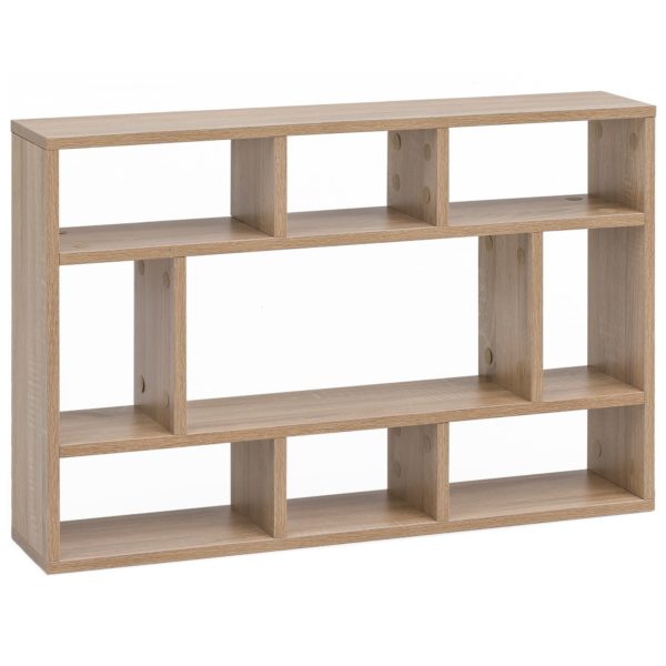 Wall Shelf Sonoma Oak 75X51X16 Cm Wooden Hanging Shelf Modern 48468 Wohnling Wandregal Aura 75X51X16 Cm Sonoma Wl