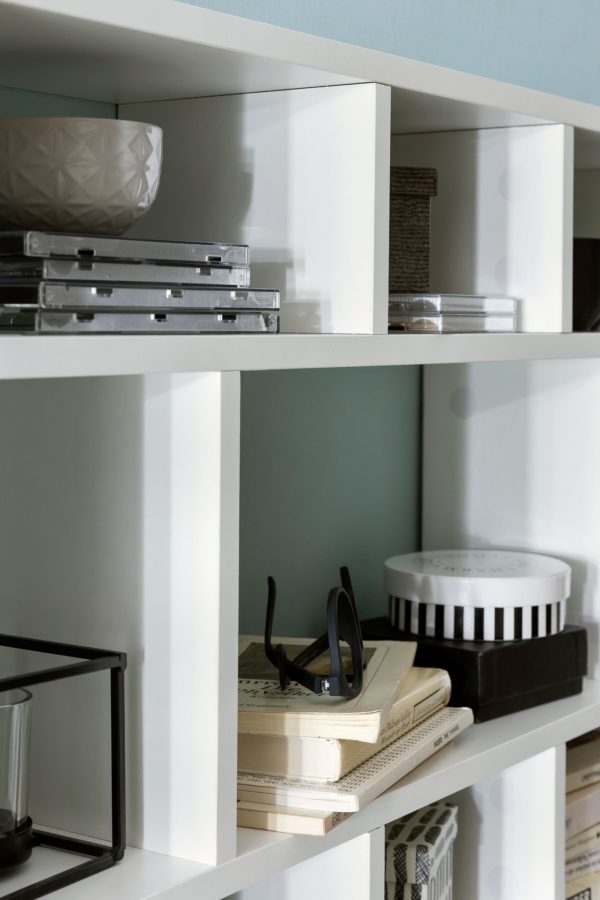 White 75X51X16 Cm Wooden Hanging Shelf Modern 48469 Wohnling Wandregal Aura 75X51X16 Cm Weiss W 7