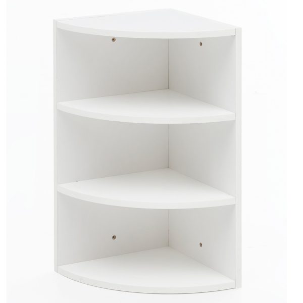 Shelf White 30 X 60 X 30 Cm Wl5.843 Wood Wall Shelf Corner Hanging Shelf 48504 Wohnling Eckregal Caro 30X30X60 Cm Weiss Wl5 843 Wl5 843