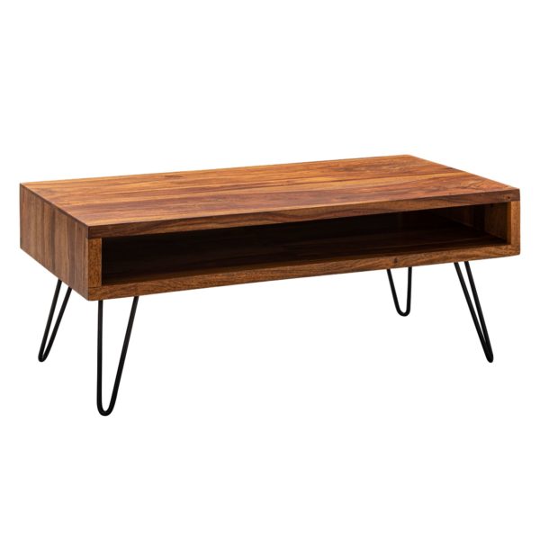 Coffee Table 100X40X50 Cm Sheesham Solid Wood / Metal Coffee Table 52018 Wohnling Couchtisch Sheesham 100X50X40 Cm Wl5 969 Wl5 969 6