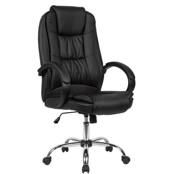 Boss Desk Ergonomic Chair Swivel 52186 Amstyle Buerostuhl Schwarz Gepolstert Spm1 407 Spm1 407