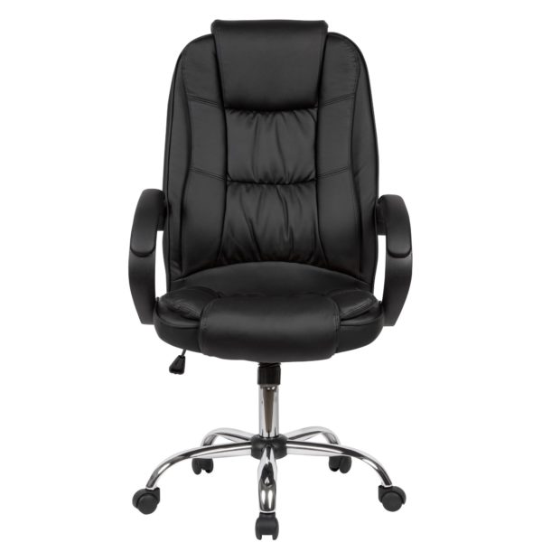 Boss Desk Ergonomic Chair Swivel 52186 Amstyle Buerostuhl Schwarz Gepolstert Spm1 407 Spm1 407 1