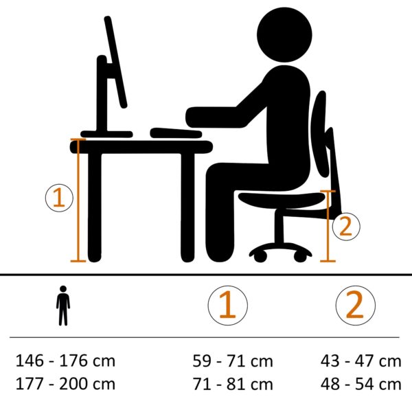 Desk Boss Ergonomic Chair Xxl Up To 150 Kg 52189 Amstyle Buerostuhl Einstellbarer Arm Spm1 410 Spm1 410 10