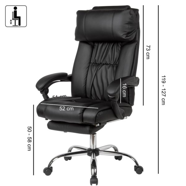Desk Boss Ergonomic Chair Xxl Up To 150 Kg 52189 Amstyle Buerostuhl Einstellbarer Arm Spm1 410 Spm1 410 2