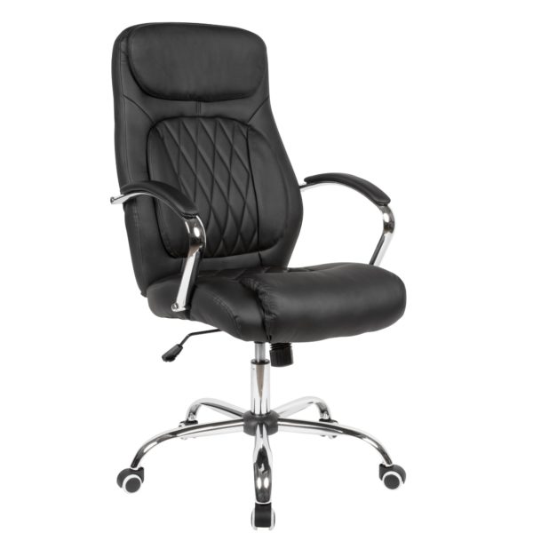 Desk Ergonomic Chair Black 52192 Amstyle Buerostuhl Gepolsterte Armlehne Spm1 412 Spm1 412