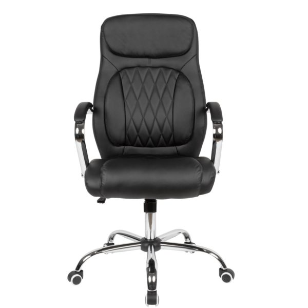 Desk Ergonomic Chair Black 52192 Amstyle Buerostuhl Gepolsterte Armlehne Spm1 412 Spm1 412 1