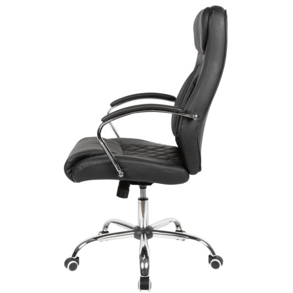Desk Ergonomic Chair Black 52192 Amstyle Buerostuhl Gepolsterte Armlehne Spm1 412 Spm1 412 3