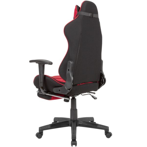 Gaming Desk Chair Fabric Black / Red Swivel Chair Up To 120 Kg 52236 Amstyle Buerostuhl Rot Schwarz Spm1 416 Spm1 416 4
