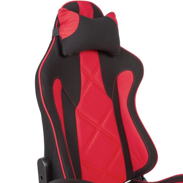Gaming Desk Chair Fabric Black / Red Swivel Chair Up To 120 Kg 52236 Amstyle Buerostuhl Rot Schwarz Spm1 416 Spm1 416 6
