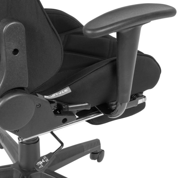 Gaming Desk Chair Fabric Black Swivel Chair Up To 120 Kg 52237 Amstyle Buerostuhl Schwarz Spm1 417 Spm1 417 8