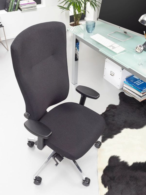 Office Chair Black Fabric Executive Chair Ergonomic 52392 Amstyle Buerostuhl Schwarz Spm1 426 Spm1 426 5