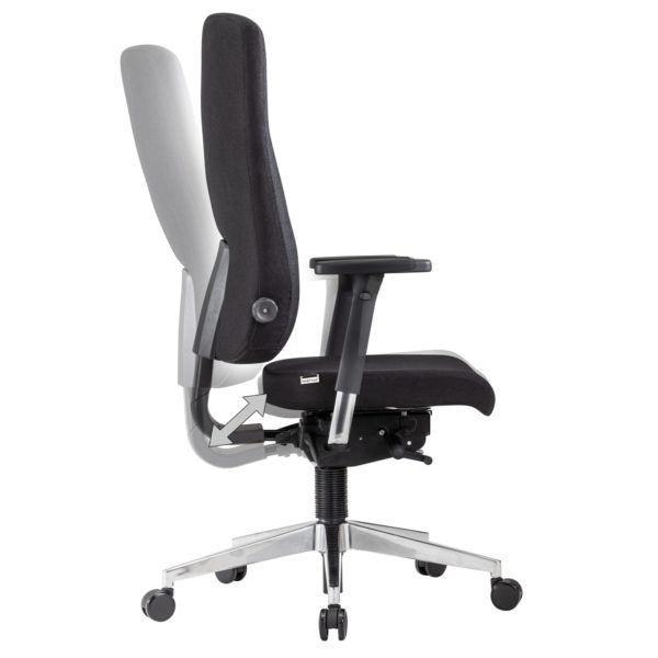 Office Chair Black Fabric Executive Chair Ergonomic 52392 Amstyle Buerostuhl Schwarz Spm1 426 Spm1 426 9