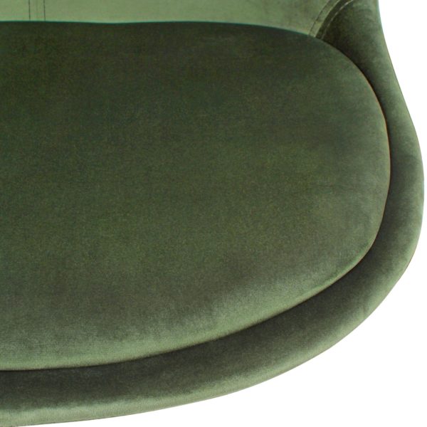 Swivel Chair Green Velvet 52393 Amstyle Schreibtischstuhl Gruen Samt Spm1 421 Spm1 421 7