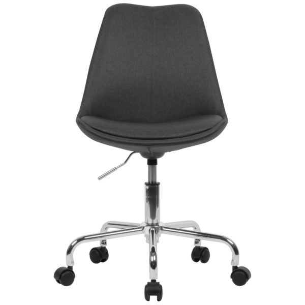 Swivel Chair Black Fabric 52394 Amstyle Schreibtischstuhl Schwarz Stoff Spm1 422 Spm1 422 2