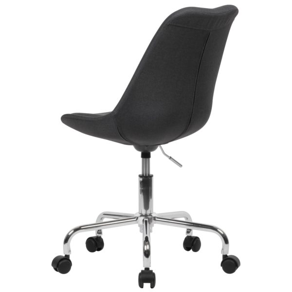 Swivel Chair Black Fabric 52394 Amstyle Schreibtischstuhl Schwarz Stoff Spm1 422 Spm1 422 5