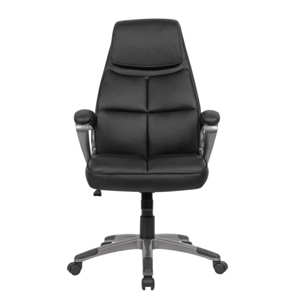 Desk Chair Imitation Leather Black Office Swivel Chair Up To 120 Kg 52398 Amstyle Buerostuhl Schwarz Kunstleder Spm1 424 Spm1 424 2