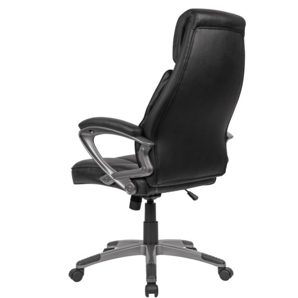Desk Chair Imitation Leather Black Office Swivel Chair Up To 120 Kg 52398 Amstyle Buerostuhl Schwarz Kunstleder Spm1 424 Spm1 424 5