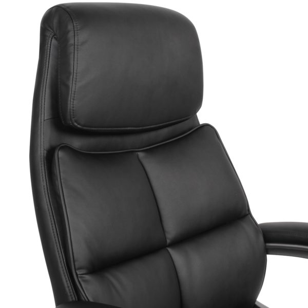 Desk Chair Imitation Leather Black Office Swivel Chair Up To 120 Kg 52398 Amstyle Buerostuhl Schwarz Kunstleder Spm1 424 Spm1 424 6