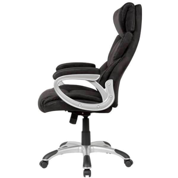 Office Chair, For Boss Black Desk Chair 52399 Amstyle Buerostuhl Schwarz Stoff Spm1 425 Spm1 425 5