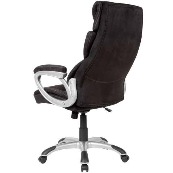 Office Chair, For Boss Black Desk Chair 52399 Amstyle Buerostuhl Schwarz Stoff Spm1 425 Spm1 425 6