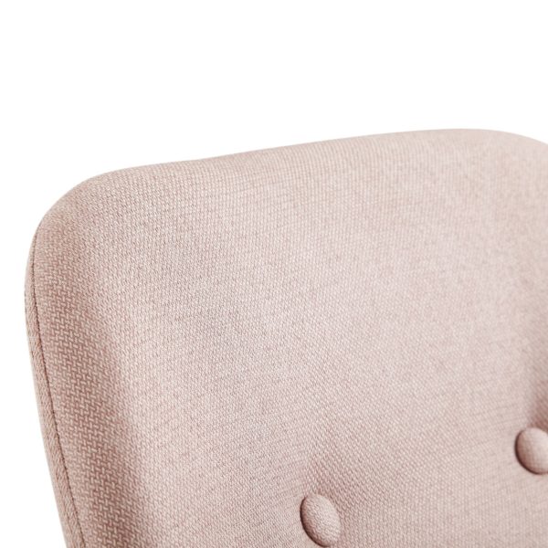 Rocking Chair Pink 71X76X70Cm Design Relaxation Armchair Malmo Fabric / Wood 56694 Wohnling Schaukelstuhl Malmo Rosa Design Relaxsessel Stoff Holz Schwingsessel Mit Gestell Polster Relaxstuhl Schaukelsessel Moderner Schwingstuhl Sessel Kleiner Relax Modern 6
