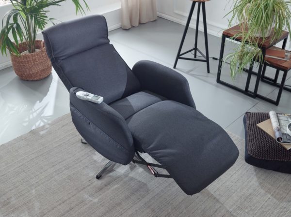 Armchair With Massage Function Dark Gray Fabric 56800 Wohnling Relaxsessel Elektrisch Mit Massagefunktion Dunkelgrau Wl6 212 Wl6 212 8
