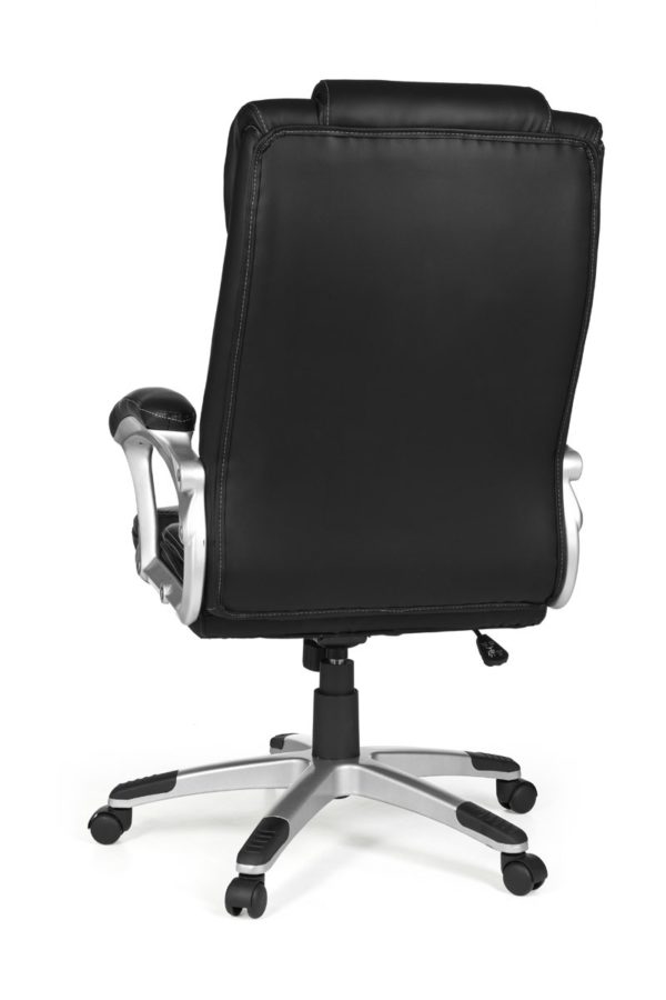 Office Ergonomic Chair Madrid Synthetic Leather Black With Headrest 6818 012