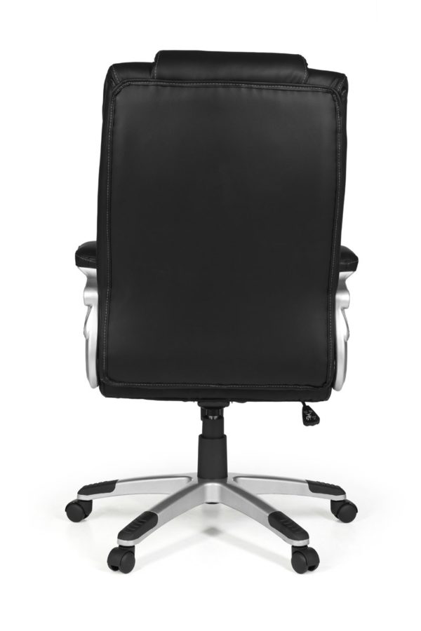 Office Ergonomic Chair Madrid Synthetic Leather Black With Headrest 6818 013