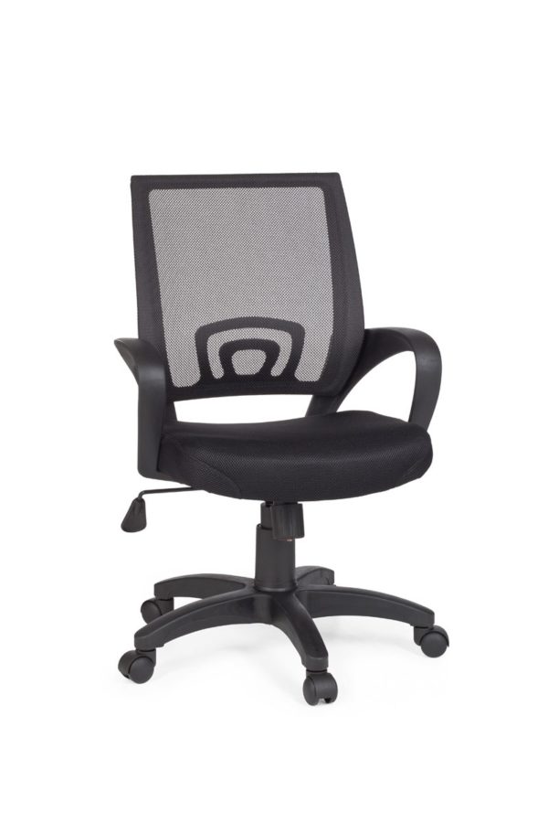 Office Ergonomic Chair Rivoli Black Desk Chair With Armrests Office Swivel Chair Youth Chair 8644 024