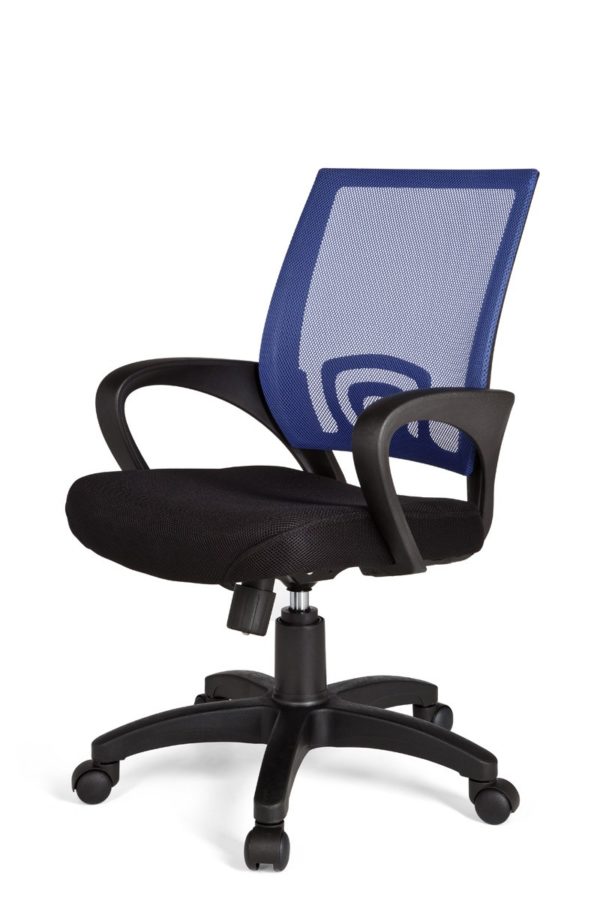 Office Ergonomic Chair Rivoli Blue Office Chair With Armrests Office Chair Youth Chair 8649 004