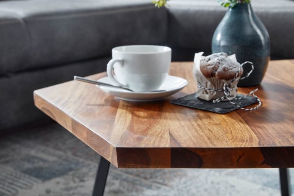 Solid Wood Coffee Table 60X60X35Cm For Living Room Modern Wl6.538 64596 Wohnling Couchtisch 60X60X35 Cm Sheesham Wl6 538 Wl6 538 4