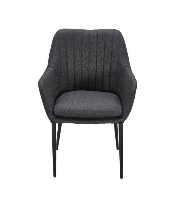 Dining Chair Fabric Dark Gray Upholstered Kitchen Chair Shell Chair Wl6.292 57447 Wohnling Esszimmerstuhl Dunkelgrau Wl6 292 Wl6 292 2